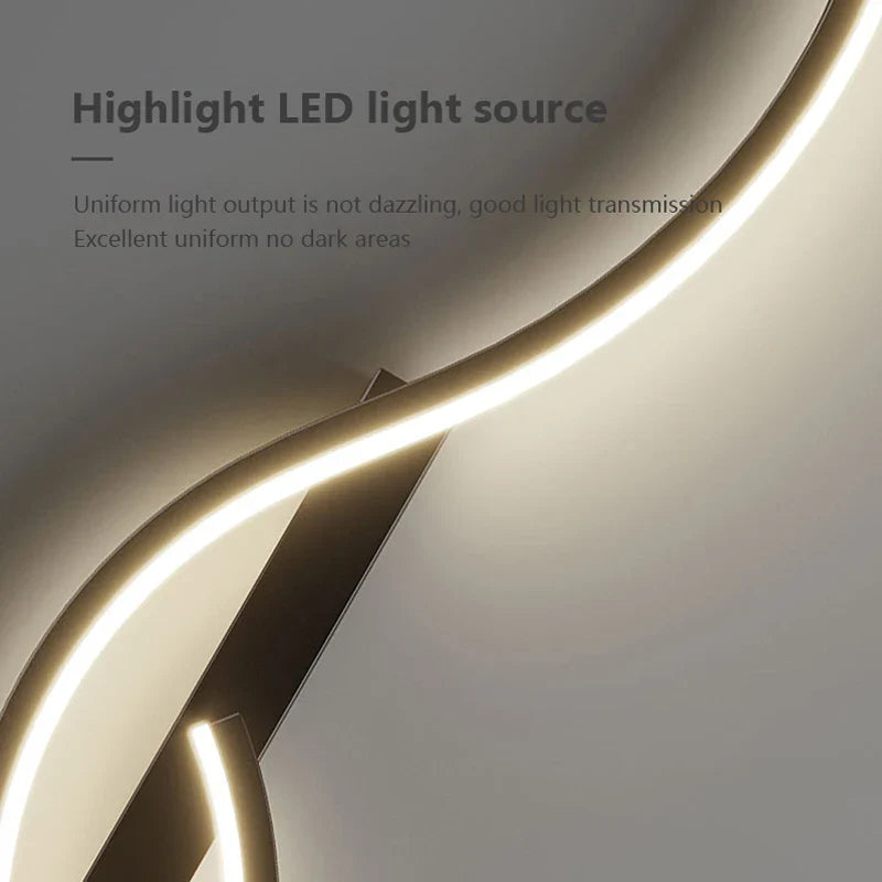 LumiStripes | Modern LED Wall Lamp | Minimalist Wall Lamp in Stripe Design | Indoor Lighting for Bedroom & Living Room