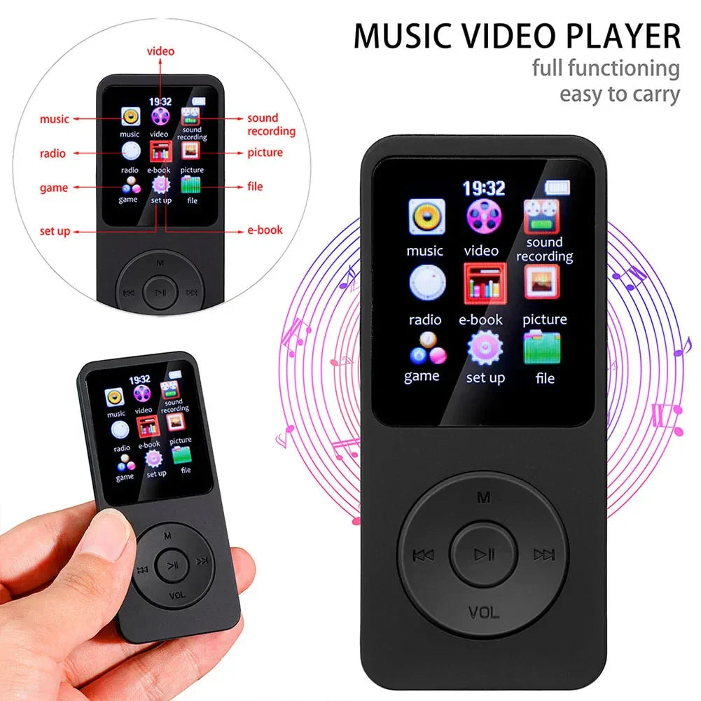 MP3 Players – Wireless HiFi Audio with Bluetooth & Multifunctional Media Support