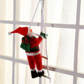 Climbing Santa Claus decorative figure for hanging – Festive window decoration for Christmas, hanging Christmas decoration for living room and windows
