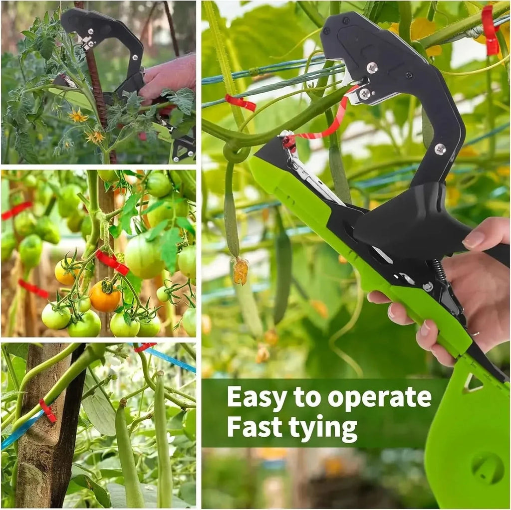 Efficient tying device for plants