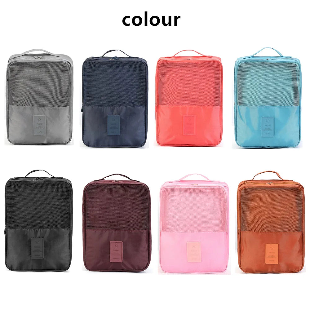 Packoro Shoe Organizer | For 3–4 pairs | Water-repellent & Compact | Travel & Everyday