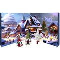 WinterWichtel – Stoffen adventskalender met kerstkabouter – 24 vakjes