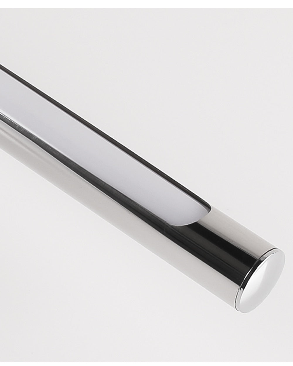 80-100cm LED wall lamp - Modern black/silver wall light for the bathroom, internally mounted picture light