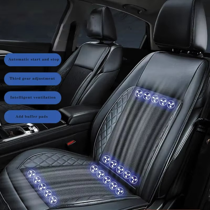 Universal Car Seat Ventilation Cushion – Breathable Cooling Seat Cover for Summer Comfort