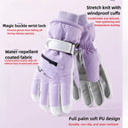 GlacioShield Pro Gloves | Waterproof Winter Gloves | Touchscreen & Non-Slip | Warm Fleece Lining for Skiing, Cycling & Outdoor