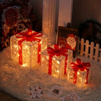 Indoor Light-Up Presents (Set of 3)