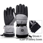 Heated Gloves ThermoRide | Waterproof & Windproof | Electric Winter Gloves for Motorcycle, Bicycle & Outdoor | Long-lasting Warmth