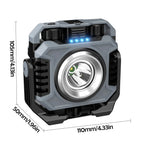 Work Light MagnoBeam Pro | Rechargeable & dimmable | 1500 lm COB + TG3 Spotlight | Magnetic & IP66 waterproof