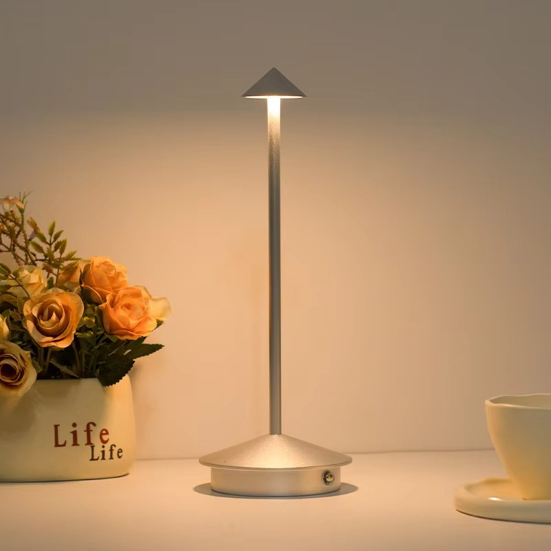 Rechargeable Touch-Control LED Desk Lamp with 3 Light Modes