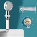 360° Rotatable Shower Head With Water Saving & High Pressure Function