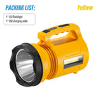 High Power Handheld Rechargeable Multifunctional Portable Flashlight