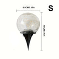 Solar-Powered Glass Ball Magical Garden Light