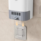 Wall-Mounted Flexi-Handle Toilet Brush with Modern Holder