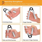 Adjustable Aluminum Hand Grip Strength Trainer for Finger and Arm Fitness