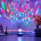 360-Degree Rotating USB Galaxy Projector with Music Sync