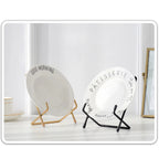 Iron Art Multi-Use Display Stand: Versatile magazine, dish, picture, and photo album stand for home decor