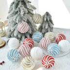 Plastic Christmas Tree Ornaments, 8 cm, for Indoor and Outdoor Decoration