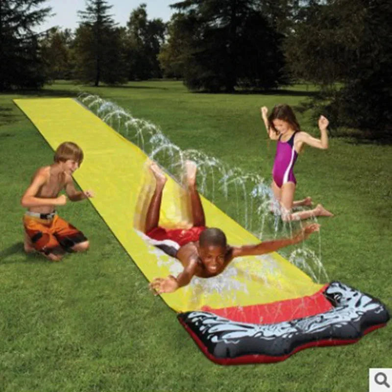 AquaRush Water Slide | Inflatable Water Slide with Sprinkler Function | For Garden & Outdoor | Summer Fun for Kids