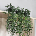 VerduraLine Artificial Plant Hanging | Evergreen & Maintenance-Free | 90 cm Decoration | Fresh Natural Design
