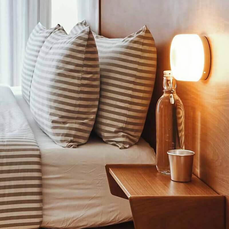 Futuristic and unique solid Plexiglass wall lamp