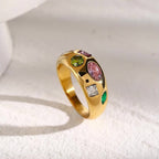Chunky Gem Mine Ring