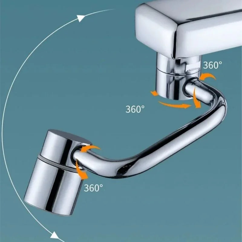 Rotating Multi-Purpose Universal Anti-Splash Faucet Extender