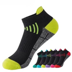 6 Pairs Low Cut Breathable Sports Socks for Men and Women – Sweat Absorbing Odor Resistant Thin Running Socks for Gym and Everyday Wear