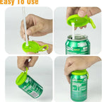 No-Split Travel Reusable Soda Can Lid Cover