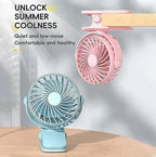 FlexiBreeze USB Fan | Rotatable, portable with 3 speeds and night light