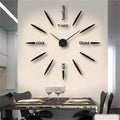 New large unique style acrylic wall clock