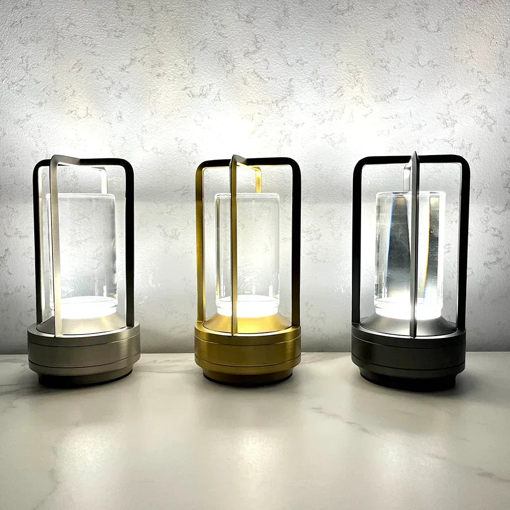 – Portable Wireless LED Lantern with Charging Station