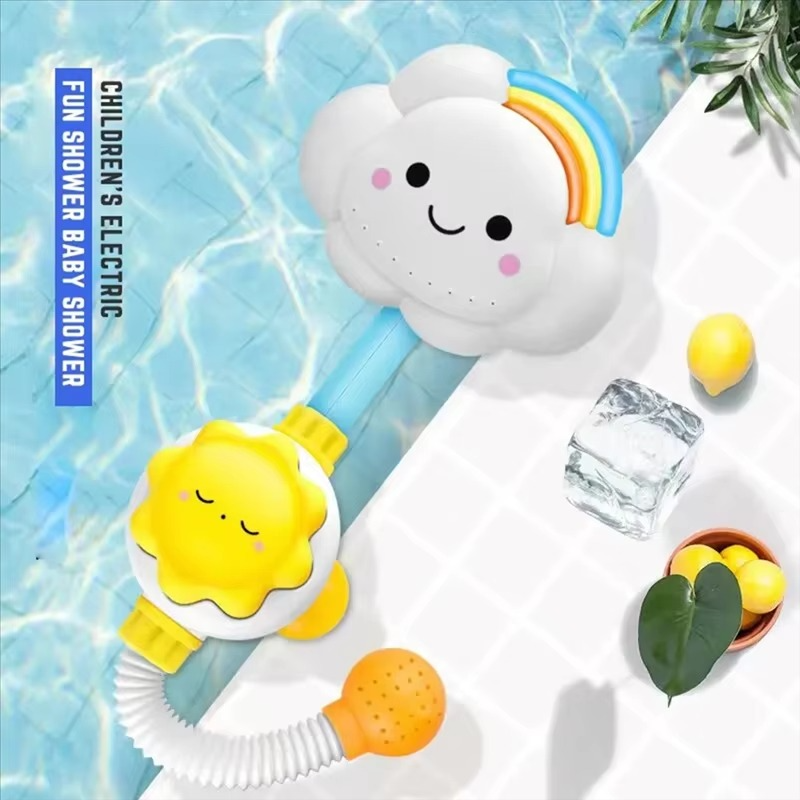 Limited Stock Cloud Shower Head for Kids Bathroom Use
