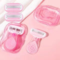 Compact Pink Lady Protective Razor Set
