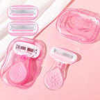 Compact Pink Lady Protective Razor Set