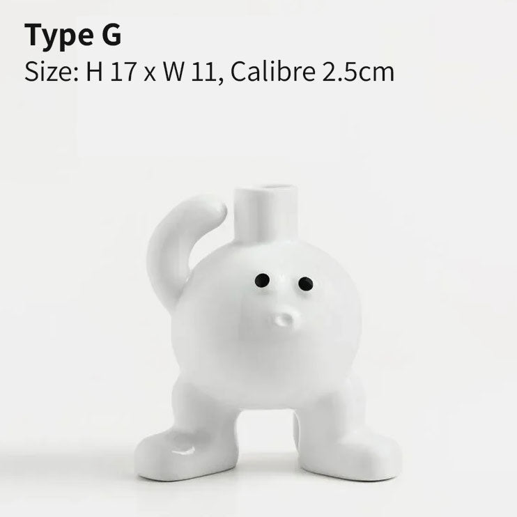 Character Ceramic Vase