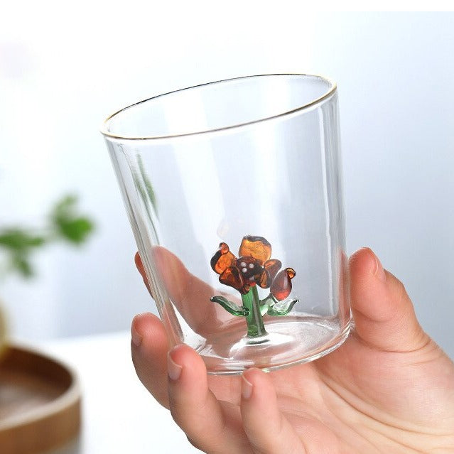 Cactus Glass Cup