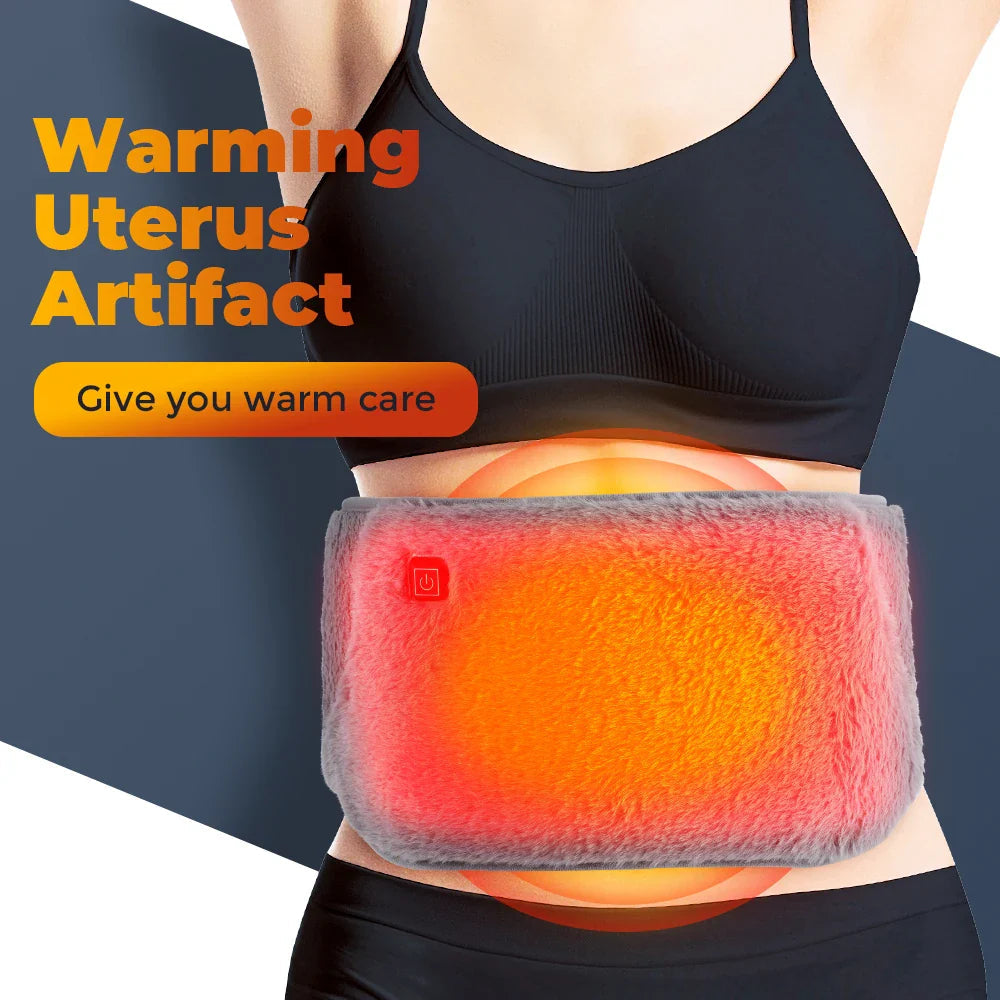 ThermaBelt Pro | Electric Heating Belt with Graphene Technology | 3-Stage Temperature Control | Hand & Waist Warmer made of Crystal Velvet | USB Powered