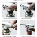 FlareMax JetFlame | High-Temperature Gas Burner | 1350 °C Flame | For Kitchen & Outdoor