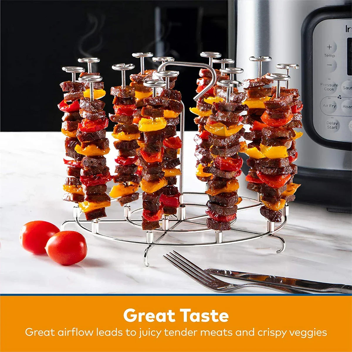 Air Fryer Vertical Kebab Maker Stand