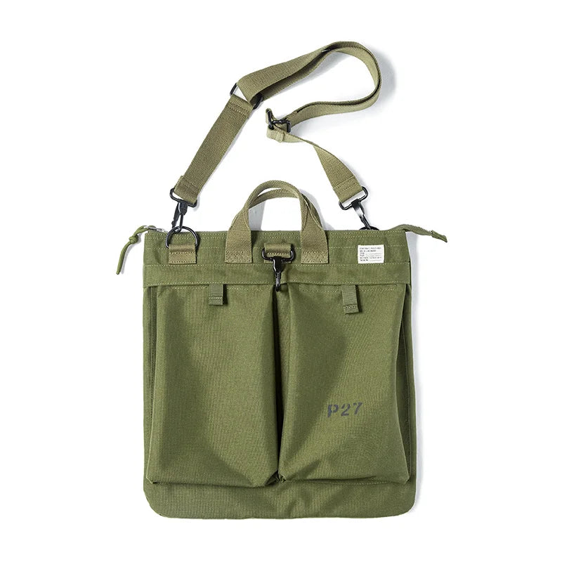 UrbanTrek CommanderBag Tactical Men's Messenger Bag | Padded & water-repellent | For laptop, helmet & everyday use | 15.6" | Shoulder & handheld