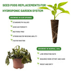 WurzelWunder Planting Sponges 50 Pieces | Replacement Growth Sponges for Hydroponics & Soil | For Herbs, Vegetables & Flowers