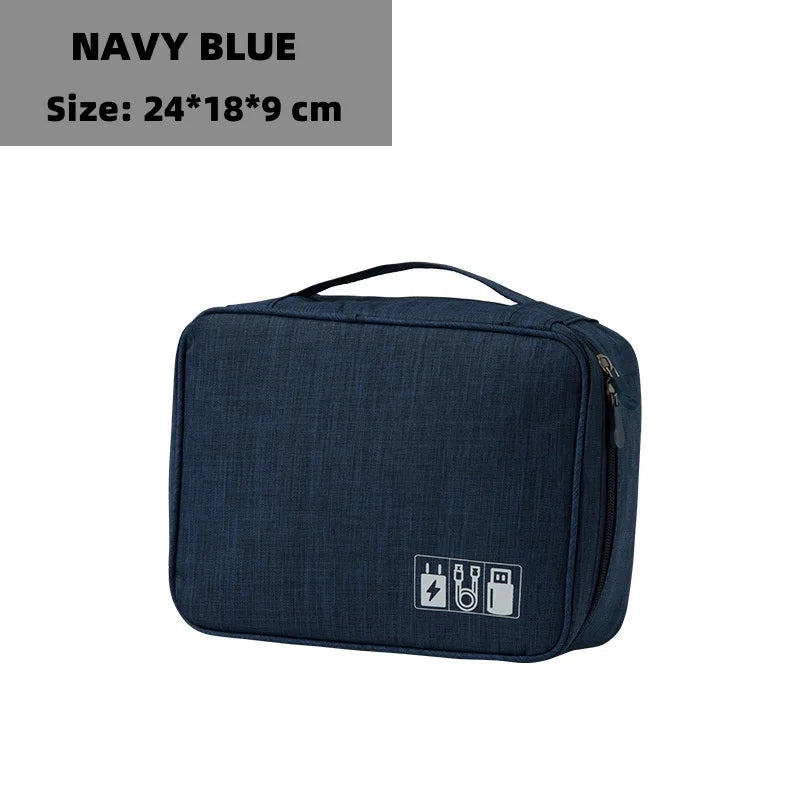 Travio Toiletry Bag | Water Repellent & Compact | 6 Colors | 24×18×9 cm