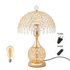 Modern Crystal Luxury Decorative Nightstand Lamp