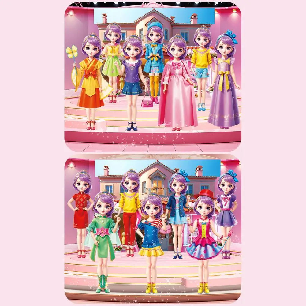 Foldable Fashion Boutique Game Book
