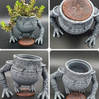 TerraNook Plant Pot | Retro Design | Weatherproof & UV-resistant | Resin