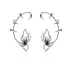 Gothic Spider Web Earring