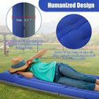 TrekBreeze Camping Sleeping Pad Self-Inflating | 12 cm Thick | With Foot Pump & Connectable | Ultralight & Waterproof