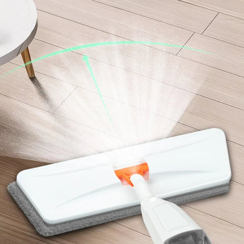 Sprayvia Spray Mop with Microfiber Head | 360° Swivel Joint | Flat Mop System | Reusable & Eco-Friendly