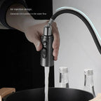 Pull-out Kitchen Faucet with Digital Display and Swivel Spout