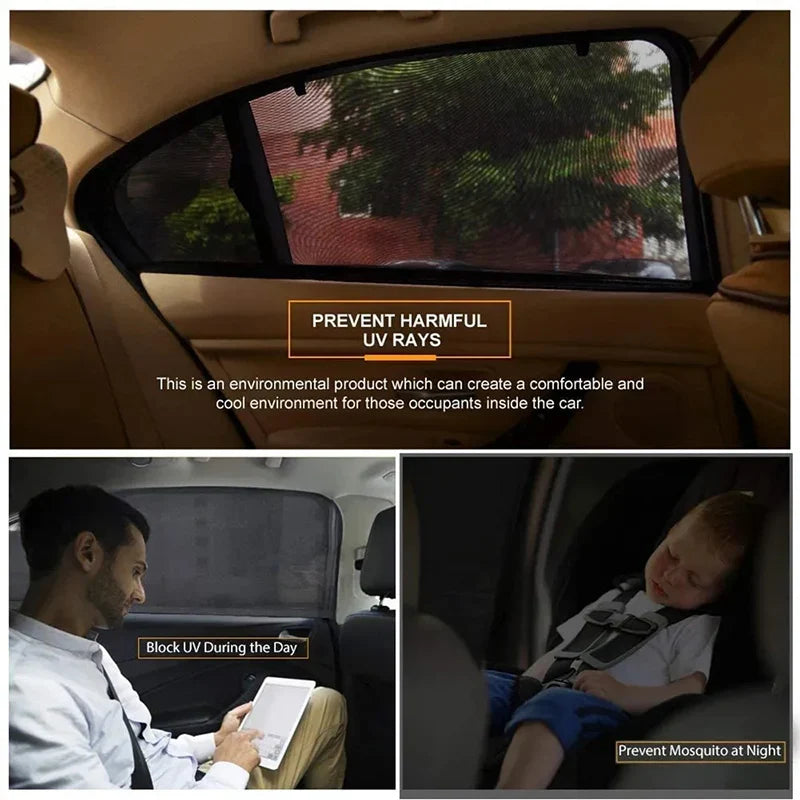 Car Window UV Sunshade Curtains